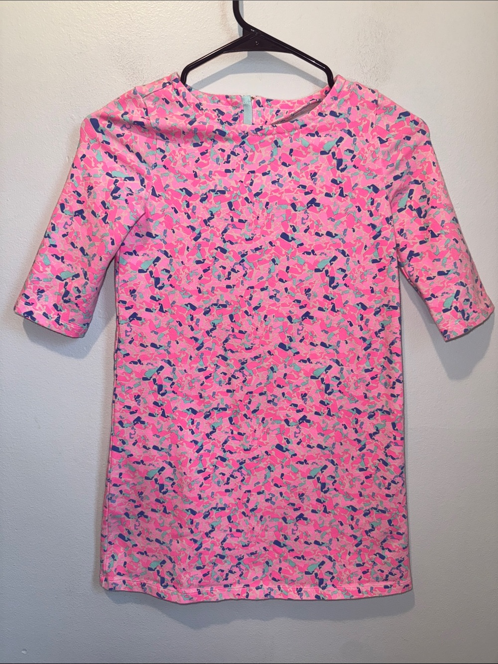 Vineyard Vines Pink Multi-Print Shift Dress